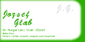 jozsef glab business card